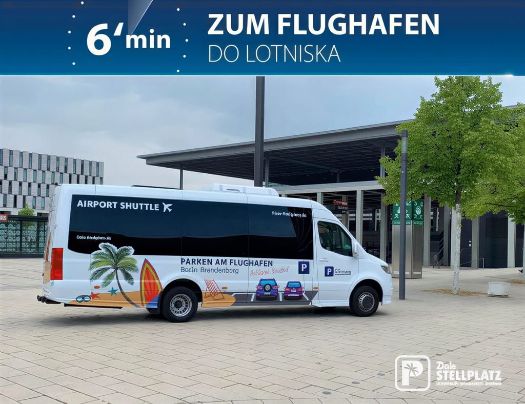 Dein Stellplatz P2 - parking lotnisko Berlin Brandenburg (BER) - zdjęcie 4